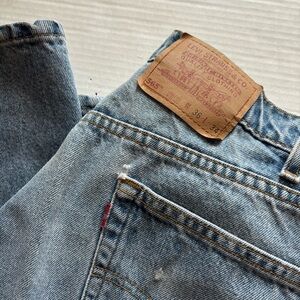 Levi's Men's Light Blue Denim Jeans - Classic 565 Fit